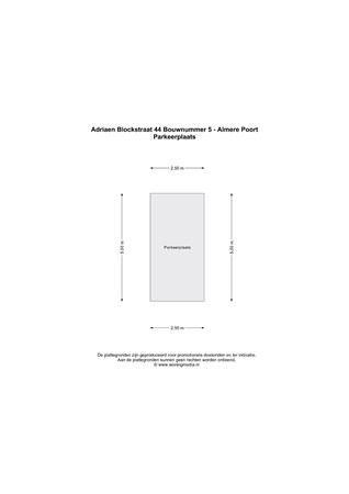 Floorplan - Adriaen Blockstraat 44E, 1363 LT Almere